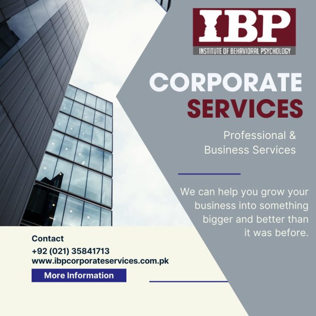 IBP Corporate Services IBP Corporate Services